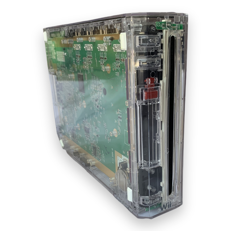 Nintendo Wii Custom Transparent Console Clear