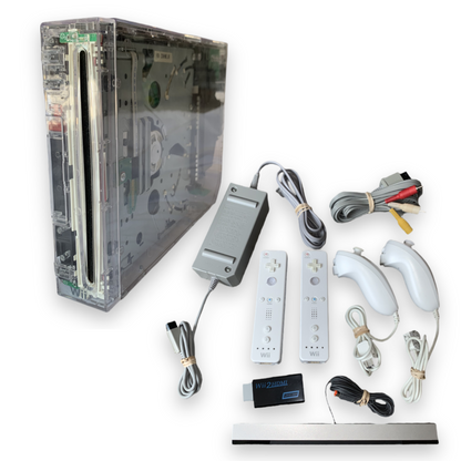 Nintendo Wii Custom Transparent Console Clear